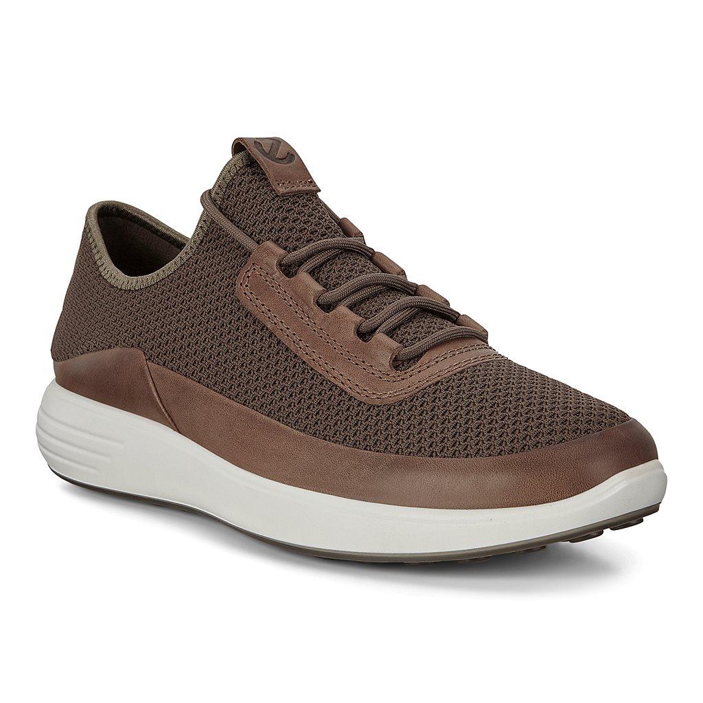 Baskets Ecco Soft 7 Runner Homme Marron 7256-TDVUP